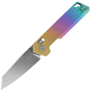 Vosteed Parallel S35VN Stonewash,Iridescent Crackle Titanium - KNIFESTOCK