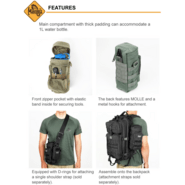 Magforce Bottle Holder M Khaki #0325K - KNIFESTOCK
