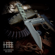 Halfbreed Blades Medium Infantry Knife - Fixed Blade MIK-08 ODG - K110 - KNIFESTOCK