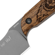 Kizer Mini Harpoon, KNFS Exclusive, Limited Edition 300pcs, Mkuruti Wood, Stonewashed Nitro-V - KNIFESTOCK