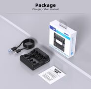 Xtar L4-The 4 slots Type-C 1.5V Li-ion and 1.2V Ni-MH AA/AAA charger - KNIFESTOCK