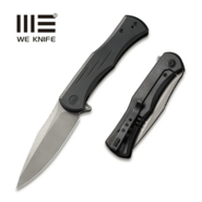 We Knife Primoris Black Titanium HandleGray Stonewashed CPM 20CV BladeFrame Lock WE20047A-2 - KNIFESTOCK