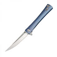 Artisan S Waistline M390/Titanium Blue 1805G-BUM - KNIFESTOCK