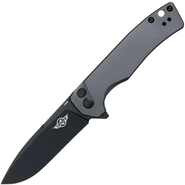 OKNIFE 154CM  blade,G10 handle Mettle (Gunmetal Grey Aluminium Handle) - KNIFESTOCK