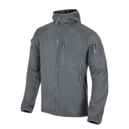 Helikon ALPHA HOODIE Jacket - Grid Fleece - Shadow Grey XS BL-ALH-FG-35-B02 - KNIFESTOCK