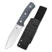 QSP Knife Bison V2, Satin D2 Blade, Denim Micarta Handle QS134-B - KNIFESTOCK