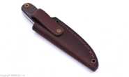 Brisa Necker 70-Bison micarta 12C27 Scandi Sheath Necker 70 Leather BRS-002-9823-1549 - KNIFESTOCK