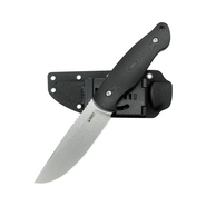 Kubey Eskoria Beadblast 14C28N ,Black G10,Kydex Sheath KU268A - KNIFESTOCK