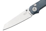 MKM MIURA – CPM Magnacut SW bld - SOLID Grey Alu hdl, BUTTON LOCK - REV. S/S CLIP MK MI-AGY - KNIFESTOCK