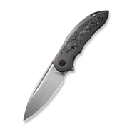 We Knife Makani Gray Titanium Handle With Aluminum Foil Carbon Fiber Inlay WE21048B-2 - KNIFESTOCK