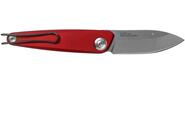 ANV Knives Z050 Stonewash/Plain edge, Dural Red/Slipjoint - ANVZ050-002 - KNIFESTOCK