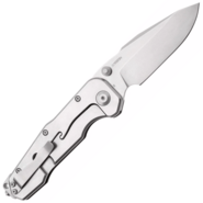 Real Steel folding knife Evolution Ironclad Black G10 stonewash - KNIFESTOCK