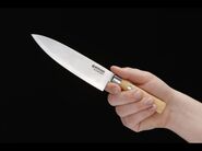 Böker Manufaktur Solingen 130439DAM damaškový kuchársky nôž 15,7 cm hnedá - KNIFESTOCK