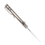 Kizer Drop Bear 2 | Nitro-V | Brown &amp; Micarta | - KNIFESTOCK