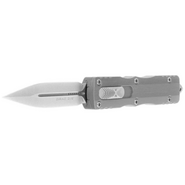 Microtech DIRAC D/E STONEWASH STANDARD NATURAL CLEAR 225-10NC - KNIFESTOCK