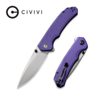 CIVIVI Brazen Purple G10 HandleBlack S/S LinerStonewashed 14C28N Blade,Drop Po - KNIFESTOCK