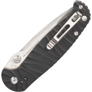 Real Steel H6 canelat negru, satin 7785 - KNIFESTOCK