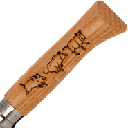 Opinel VRI N°08 Inox Animalia Mistret 001624 - KNIFESTOCK