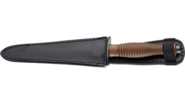 Fox-Knives FOX FAIRBAIRN SYKES FIGHTING KNIFE PVD BLADE WALNUT WOOD HANDLE DOUBLE EDGE FX-592 WAF - KNIFESTOCK
