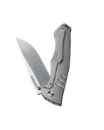 Bestech KEEN II S35VN, Stone Wash +Satin, Black white G10+Titanium, Black+White BT2301C - KNIFESTOCK