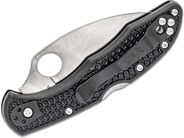 Spyderco Delica 4 Lightweight Black Flat Ground Wharncliffe C11FPWCBK - KNIFESTOCK