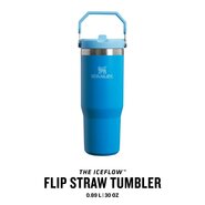 STANLEY The IceFlow™ Flip Straw Tumbler 0.89L / 30oz Azure (New) 10-09993-313 - KNIFESTOCK