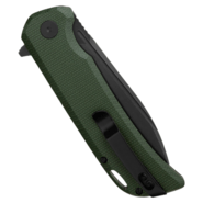Petrified Fish PFB05 Tunny Black Stonewashed 14C28N Army Green Micarta PFB05AGRMDW - KNIFESTOCK