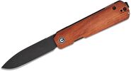 CIVIVI Guibourtia Wood Handle Includes 1PC Steel Tweezers &amp; Toothpick In The Handle Black Stonewashe - KNIFESTOCK
