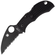 Spyderco Manbug Wharncliffe Lightweight Black Blade MBKWSBK - KNIFESTOCK