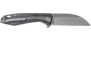 QSP Knife Pelican, Stonewash CPM S35VN Blade, Black Micarta Handle QS118-D1 - KNIFESTOCK
