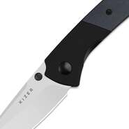 Kizer Spitfire 14C28N Aluminum &amp; Richlite(Blue Canyon) V3690A2 - KNIFESTOCK