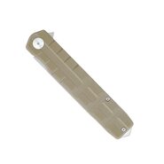CobraTec Kuzio G10 Tan Drop Serrated 01CT004 - KNIFESTOCK