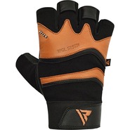 RDX GYM GLOVE LEATHER S15 TAN XXL - KNIFESTOCK