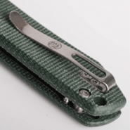 Vosteed Raccoon(Top Liner Lock) 14C28N Stonewash Green Micarta A2904 - KNIFESTOCK
