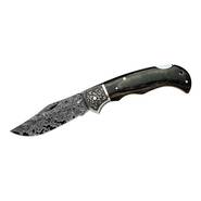 Herbertz Herbertz Damaškový kapesní nůž, 49 vrstev, střenka z pakkadřeva, nýty z nového stříbra 2356 - KNIFESTOCK