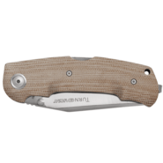 Viper TURN Essential Clip Point Satin M390, Natural Canvas Micarta V5988CN - KNIFESTOCK
