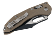 Microtech STITCH S/E RAM - LOK BLK PAINTED BLADE FLUTED G-10 TAN STD 169RL-1FLGT - KNIFESTOCK