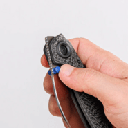 Vosteed Shilin Cutter Elmax Satin Black Carbon Fiber A2810 - KNIFESTOCK
