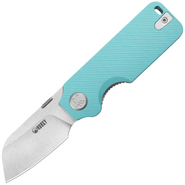 Kubey Boxer Satin 14C28N ,Brittany Blue G10 KU407B - KNIFESTOCK