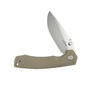 Kubey Calyce Beadblast 14C28N ,Tan G10 KU901P - KNIFESTOCK