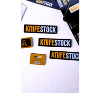 Samolepka KNIFESTOCK čierna 12 x 3 cm - KNIFESTOCK
