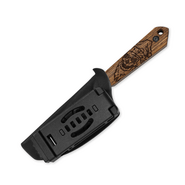 Kizer Mini Harpoon, KNFS Exclusive, Limited Edition 300pcs, Mkuruti Wood, Stonewashed Nitro-V - KNIFESTOCK