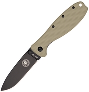 BRK-ESEE Zancudo Framelock Desert tan Finish Black BRKR1DTB - KNIFESTOCK