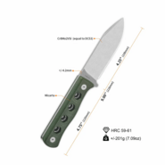 QSP Knife Canary Fixed Blade QS155-C1 - KNIFESTOCK