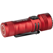 Olight Seeker 4 Mini Dual LED Flashlight Red (Cool White &amp; UV Light) - KNIFESTOCK