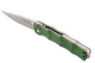Mcusta MC-203G Shinra Maxima Shinari SPG2 San Mai Blade, Green Pakkawood Handle - KNIFESTOCK