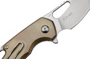 MKM ISONZO M390 Bronze anodized titanium BÖHLER M390 MK FX03M-1TBR - KNIFESTOCK