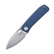 Kubey Hyde Liner Lock Folding Knife Denim Blue G10 Handle Ku2104d - KNIFESTOCK