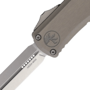 Microtech HERA II MINI D/E STONEWASH STANDARD NATURAL CLEAR 1702M-10NC - KNIFESTOCK