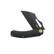 KUBEY Sylow Blackwashed 14C28N Čepel Černý Titanový Framelock KU260D - KNIFESTOCK